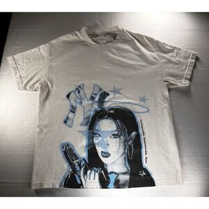 DemikNJ Graphic Shirt Large The City Of Fallen Angels Los Angeles White Tee